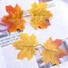Hojas de Arce Simuladas Guirnalda de Vid DIY Colgante de Pared Hojas de Árbol Falsas Exhibición de Ventana Decoración de Pared Decoración de Techo Accesorios