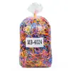 Venta Caliente Transfronteriza Bolsas de Cuerdas de Plástico Desechables, Bandas Elásticas de Goma Negras, Ligas para el Cabello al por Mayor, Bandas para el Cabello para Atar el Cabello