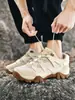Zapatos de senderismo para hombre, resistentes al desgaste, para escalada de montaña, antideslizantes, de verano, de caña baja, talla grande, para exteriores, para senderismo.