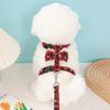 Correa Popular para Mascotas Transfronteriza Arnés en Forma de H Copo de Nieve Correa para Perro Collar de Gato Navideño