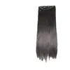 Venda Direta de Fábrica, Atacado, Comércio Exterior, Transfronteiriço, Europeu, Americano, Africano Perucas de Fibra Sintética, Cabelo Longo Liso, Extensões de Cabelo de Seda de Alta Temperatura