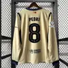 2526 Barcelona Real Madrid Liverpool Camiseta de Manga Larga No. 10 Yamar No. 10 Uniforme de Fútbol Local y Visitante de Mbappé