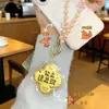 Nuevo Modelo Oro Puro 999 Oro Llavero Colgante Princesa, Colgante de Bolso Exquisito Lindo de Gama Alta para Niñas