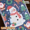 Cubierta de Plástico Navideña Mini Bloc de Notas para Estudiantes Lindo Portátil Bolsillo Diario Cuaderno Engrosado Regalo Venta al por Mayor