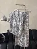 Pijama Ruso Oversize de Jungla Manga Larga Gama Alta Otoño e Invierno Seda de Hielo Cómodo Conjunto de Ropa de Casa