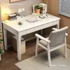Escritorio de madera maciza sin materiales auxiliares, escritorio de oficina para adultos, escritorio simple para estudio y escritura de estudiantes en casa, mesa para computadora de escritorio