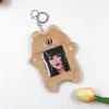 Versión Coreana de Ins Lindo Variedad de Series Portatarjetas de Peluche Persiguiendo Estrellas Idol Colgante de Exhibición de Tarjetas Pequeñas Lindo Portatarjetas de Estudiante