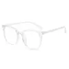 Gafas Nuevas Elegantes y Sencillas Anti-Luz Azul 2026, Aptas para Lentes de Graduación, Armazón Redondo Grande Versátil, Armazones para Gafas con Efecto Adelgazante