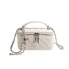 Bolso Bordado con Diamantes para Mujer, Nuevo Bolso Cruzado con Cadena Versátil de Moda de Verano, Bolso Cuadrado Pequeño Simple y Elegante en Forma de Caja