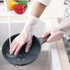 Limpieza del Hogar Guantes de Lavar Platos de Cocina Patrón Imprimible Lavar Ropa Impermeables de Plástico Caucho Caucho Guantes