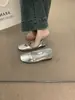Zapatos de abuela Chuyuji retro versátiles de punta cuadrada de cuero suave, versátiles y cómodos para los pies, mocasines de ballet de suela blanda para mujeres embarazadas