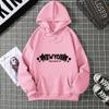 Mingxin Supply Chain Aliexpress Amazon Suéter com Capuz e Bolsos Estampado de Letras Europeu e Americano Jaqueta Cardigan