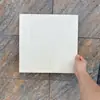 Rebanadas de madera redondas hechas a mano para manualidades rebanadas de madera cuadradas tableros de madera pintados a mano creativos pirograbado tablero redondo de madera de álamo tablero de madera delgado