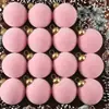 15 Piezas Nuevo Producto Transfronterizo 6/8cm Bolas de Navidad Afelpadas para el Hogar, Uso Diario, Centros Comerciales y Ocasiones Festivas, Exquisitos Adornos de Bolas de Navidad
