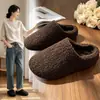 Novas Pantufas Fofas de Pelúcia Essenciais para Casa Macias Quentes Modernas Versáteis Interno Externo Com Pelúcia Fechadas na Ponta Pantufas Femininas