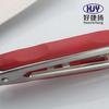 Pinza larga de acero inoxidable alargada antiescaldado antideslizante para pan postre comida pinza para comida de buffet pinza pública para barbacoa carne