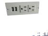 Enchufe para Muebles Americano Certificado ETL 2 Enchufes + 2 USB Gabinete de Escritorio Enchufe para Gabinete de Vino Enchufe para Muebles de Hotel