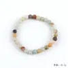 Moda europea y americana simple pulsera de ágata de cristal lujo ligero alto sentido pulsera tejida a mano con cuentas joyería mujeres al por mayor