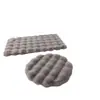 Alfombrilla para Cama de Gato de Pelo de Conejo Cojín para Dormir de Cama de Perro Cama para Mascotas Esterilla para Dormir Color Sólido Engrosada Cálida Villa para Gatos