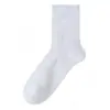 Meias de Ar Condicionado de Verão para Homens, Malha de Algodão Puro, Respiráveis, Meia-Calça, Finas, Absorventes de Suor, Sem Costura, Esportivas, Antibacterianas, Cor Sólida, Meias Versáteis