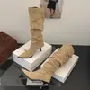 Chuyuji 2026 Nuevas Botas de Tacón Alto Estilo Francés para Mujer Otoño/Invierno, Botas de Caña Alta de Invierno para Combinar con Abrigos, Meila