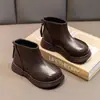 Botas Nuevas para Niñas Otoño Invierno 2026 Niños Dr. Botines Cortos con Felpa para Niña Martens Estilo Británico Zapatos Elegantes Versátiles