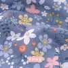 Tecido de Algodão com Estampa Floral Pastoral Colcha de Bebê Roupas Capa de Colcha Lençol Cartoon Feito à Mão Sarja 100% Algodão