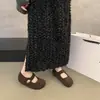 Primer Encuentro Ji Dong Qiu Nuevo Estilo Zapatos Planos con Más Terciopelo Zapatos Peludos Zapatos Wan Wan para Combinar con Faldas Zapatos Mary Jane Zapatos de Mujer