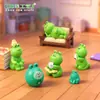 Micro-paisagem Fofa Lendo Comendo Sapo Japonês Boneco Fofo Grânulos Boneca Casa de Bonecas DIY Acessórios Decorativos Pequenos Enfeites