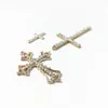 En Stock Mayorista Amuletos Colgantes de Cruz de Aleación Materiales para Accesorios de Joyería de Pulsera Collar Pendiente DIY