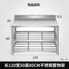 Rack de Armazenamento para Bancada de Aço Inoxidável Rack para Micro-ondas Bancada Espessa de Cozinha Suporte de Fogão a Gás de Três Camadas