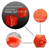 Ventas Directas de Fábrica Set de 7 Piezas Dados Dnd Dungeons and Dragons Ojo de Gato Rojo Dados Poliedros