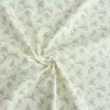 Tecido de Sarja de Algodão Escovado, Pijama Outono e Inverno, Flores de Borboleta Frescas, Roupas Infantis, Tecidos para Casa
