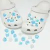 Perla de Resina Iridiscente Agujero Flor de Zapato 3D Accesorios Flor Estrella de Mar Concha DIY Hebilla de Zapato Desmontable Venta al por Mayor