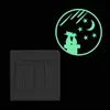 Pegatinas Luminosas para Interruptores Dibujos Animados Creativos Pegatinas de Pared Luminosas Hada Estrella Gato Hogar Habitación Infantil Pegatinas Decorativas Autoadhesivas