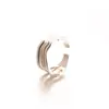 Anillo de Plata de Ley 925 Chapado en Oro de 18 Quilates Japón y Corea del Sur Vive con Artículos Más Vendidos Anillo Individual de Moda para Hombres y Mujeres Industria Pesada Ajustable
