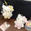 Nuevo Llavero de Encaje Kt Muñeco de Peluche Colgante Llavero de Hellokitty Colgante para Bolso Regalo