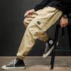 Pantalones Jogger de Algodón 99% para Hombre de Primavera y Otoño, Pantalones Holgados de Moda con Múltiples Bolsillos, Pantalones Casuales de Trabajo para Exportación para Hombre, Transfronterizos de Moda