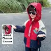 Conjunto Infantil com Forro de Fleece Outono e Inverno 2026 Novo à Prova de Vento Roupa Infantil Ultraman Roupa de Inverno Jaqueta Infantil Vestuário Infantil