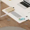 Tablero de Extensión para Escritorio Oficina Escritorio Perforación-Gratis Ampliación Extensión Artefacto Escritorio de Computadora Plegable Bandeja para Teclado