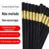 Pauzinhos de liga de pauzinhos Jinfu 24cm high-end de alta temperatura resistente não-mofo pauzinhos antiderrapantes hotel cozinha comercial pauzinhos domésticos