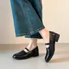 Mocasines Retro de Piel Suave para Mujer 2026 Nuevo Estilo Zapatos Individuales Mary Jane Zapatos de Mujer Estilo Francés Zapatos Pequeños de Cuero