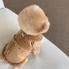 Roupas de Outono e Inverno para Animais de Estimação Urso Teddy Amargo Gato Outono Roupas para Cães Cachorrinho Pequeno Tração Colete Quente