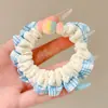 2026 Novo Elástico de Cabelo de Alta Elasticidade com Acabamento em Cetim, Toque de Luxo, Argola de Cabelo Dopamina de Verão para Mulheres, Elástico Fofo para Crianças