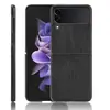 Capa de celular Samsung Z FLIP4 para Samsung Galaxy Z Flip3 5G capa de couro em relevo