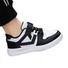 Estilo Primavera Verano Otoño 2026 Tendencia Nacional Zapatos Blancos Infantiles Zapatos Blancos de Lona para Campus Niñas Niños Zapatos Deportivos Superficie de Cuero Cómodos