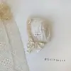 Chapéu de Princesa Estilo Pastoral para Bebês e Crianças Pequenas, Proteção para Orelhas de Meninas para Outono e Inverno, Cordões Quentes, Espessos e à Prova de Vento
