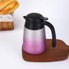 Moka pot gradiente de alto valor com alça aço inoxidável copo térmico de escritório doméstico com infusor de chá chaleira bico de pato