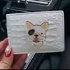 Estojo de couro fofo para carteira de motorista feminino popular online moda criativa desenho animado carteira de motorista estojo de carteira de motorista de veículo motorizado livro de carteira de motorista