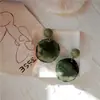 Pendientes Acrílicos Retro Azul Glaciar Océano Manchados 2025 Nuevos Pendientes de Moda Pendientes de Nicho de Alta Gama para Mujer Versátiles